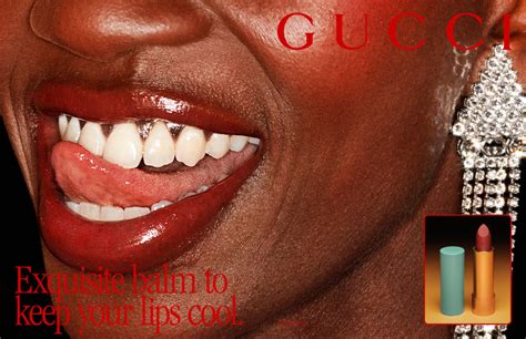 gucci makeup ad|gucci lipstick exposure.